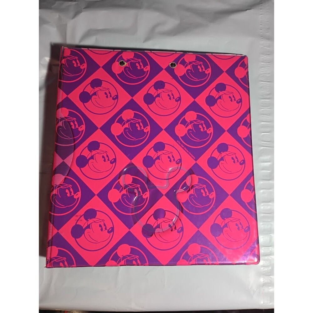 Disney Mead 3 Ring Binder Pink